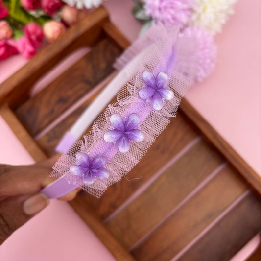 Triple Bloom Net Headband