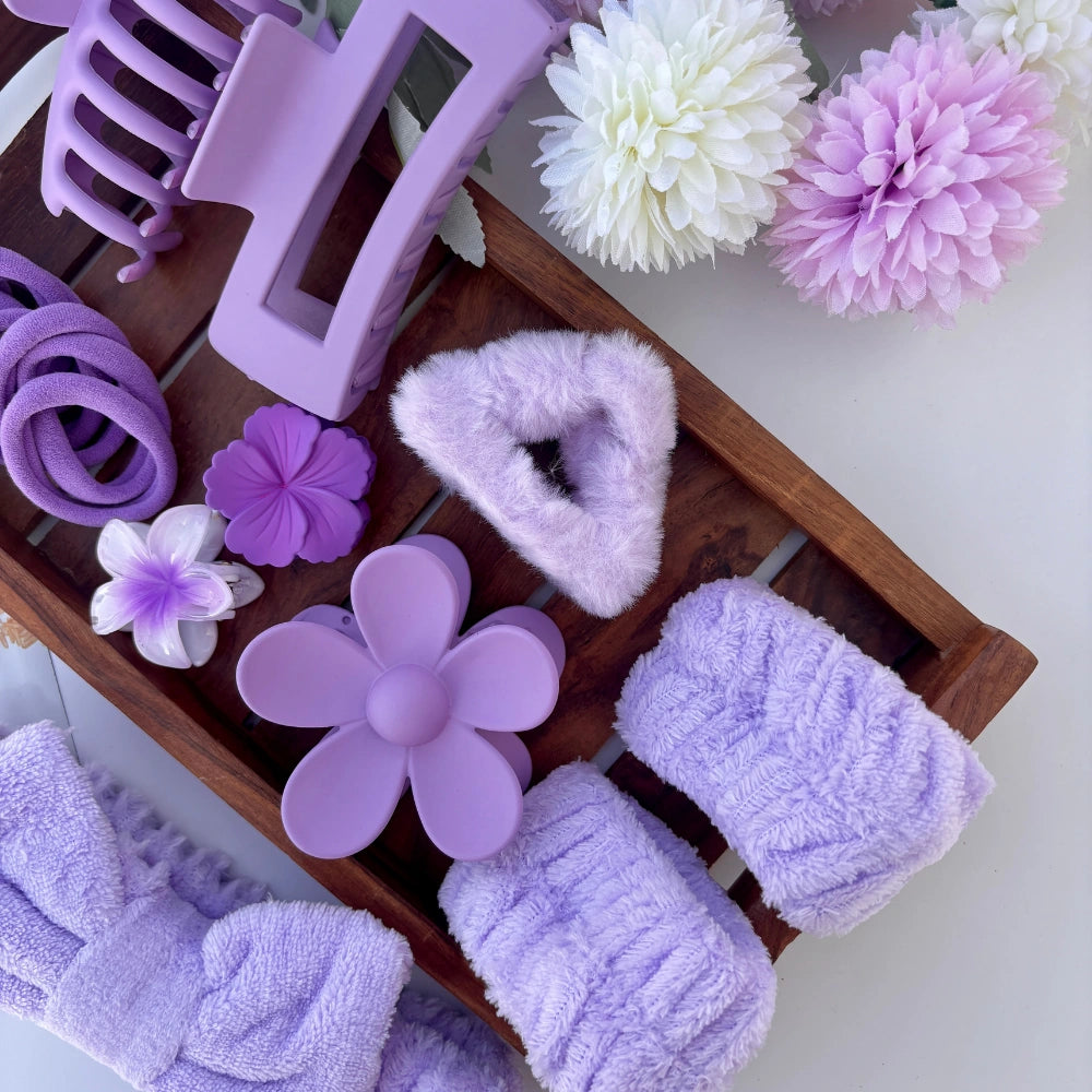 💜 Lavender Luxe Self-Care & Hair Essentials Hamper 💜