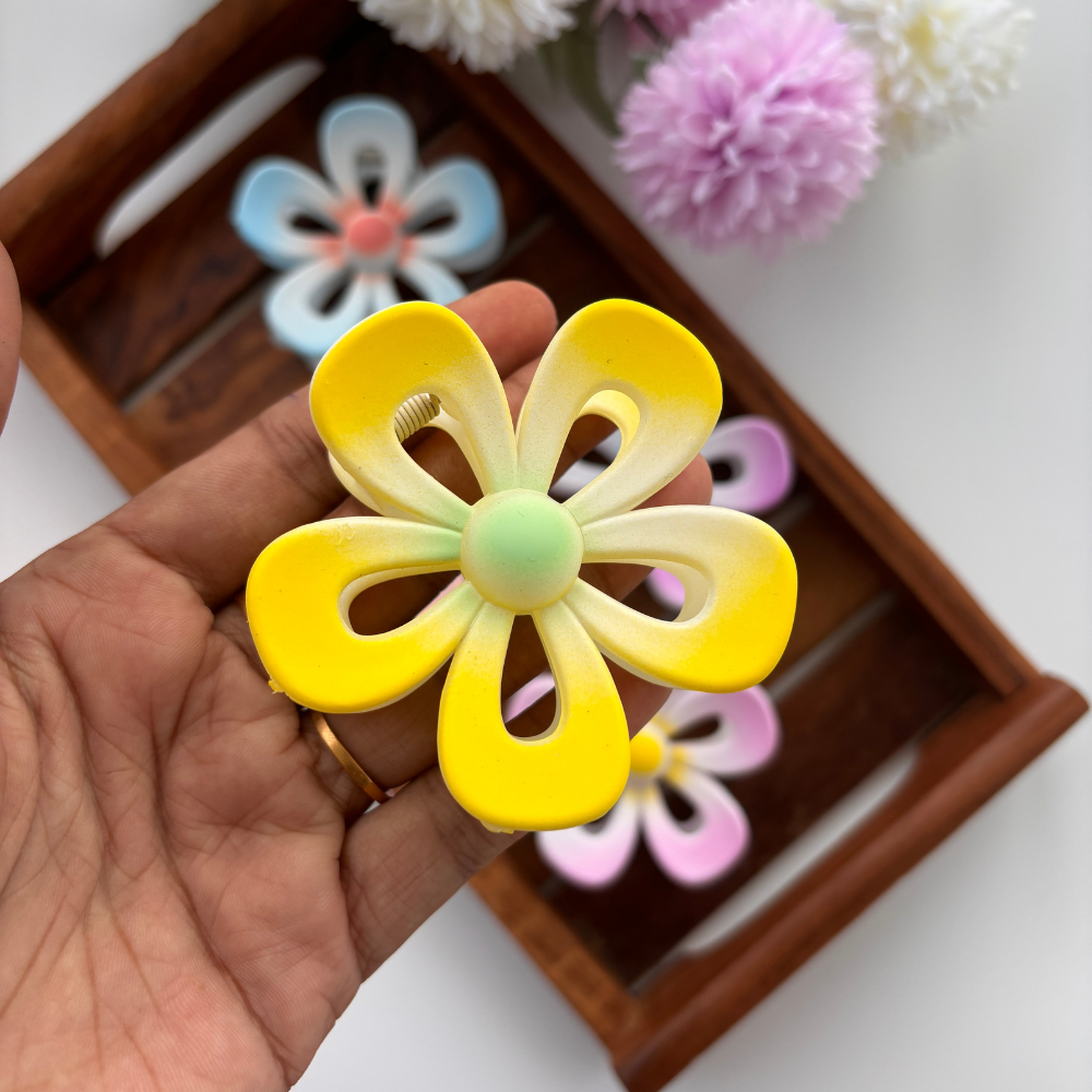 Sunrise Blossom Hair Claw - Large