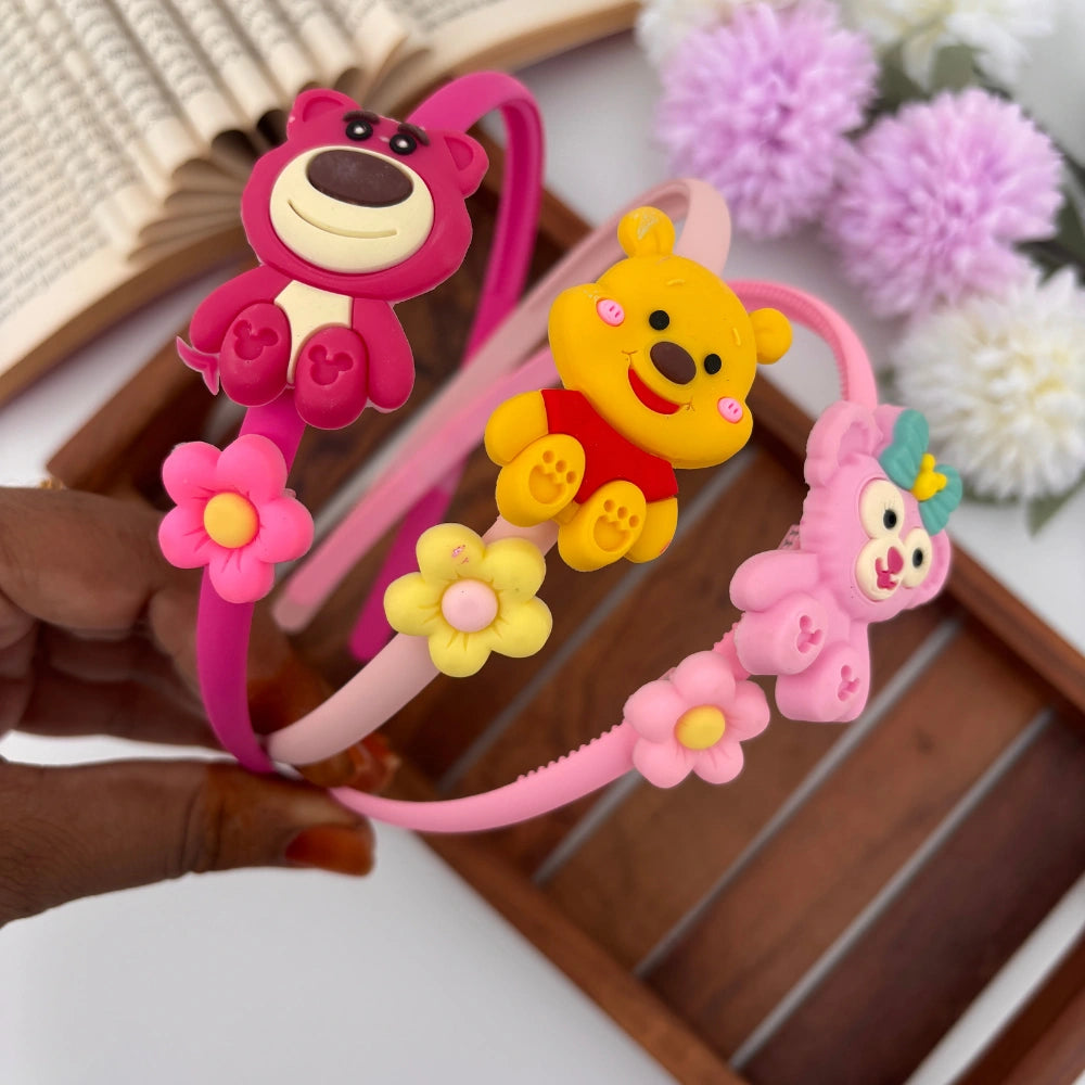 Teddy Flower Headband