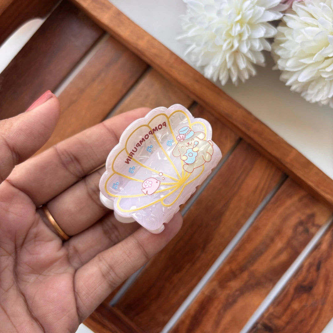Kawaii Shell Cartoon Hair Claw – Medium