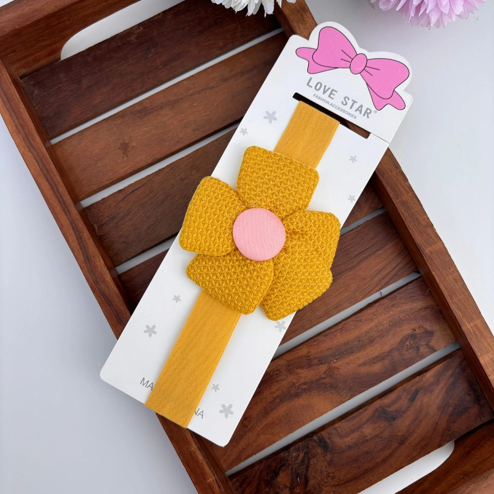 Five Petal Flower Newborn Headband