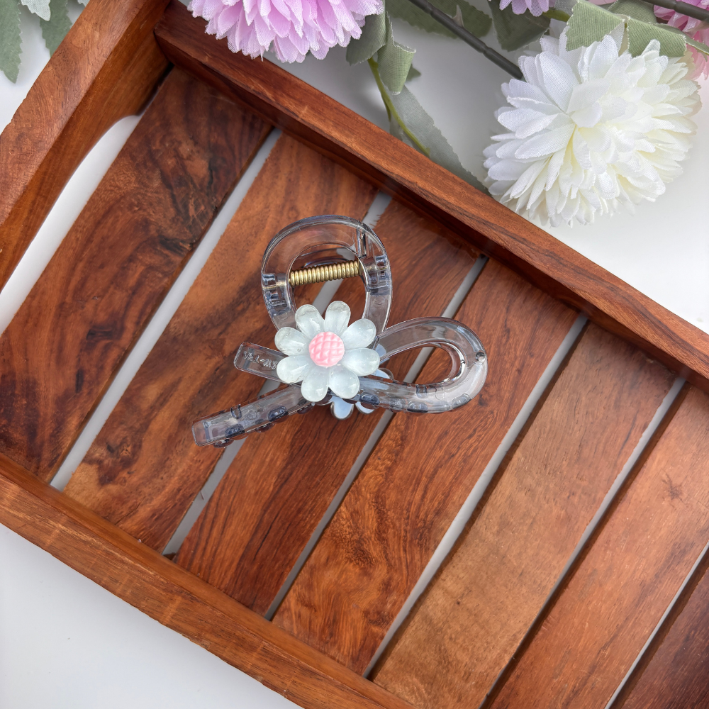 Sunflower Infinity Hair Claw - Large