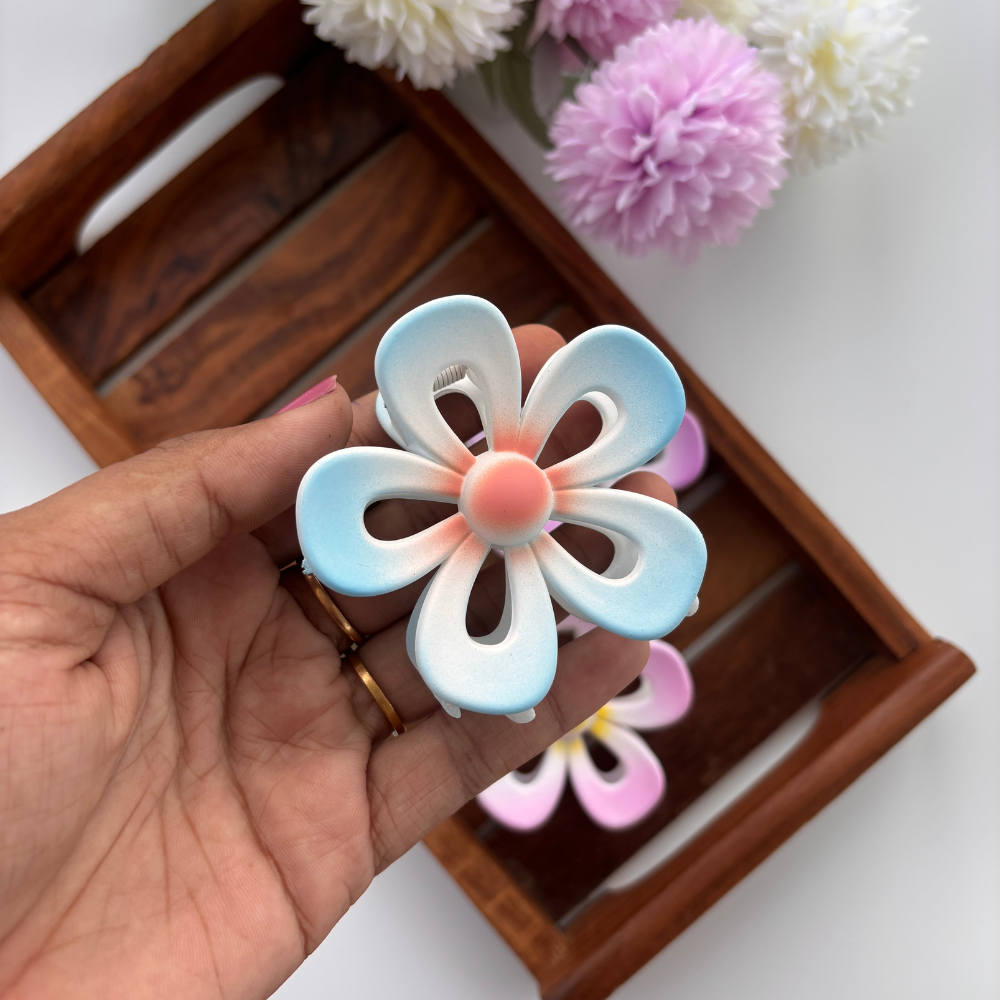 Sunrise Blossom Hair Claw - Large