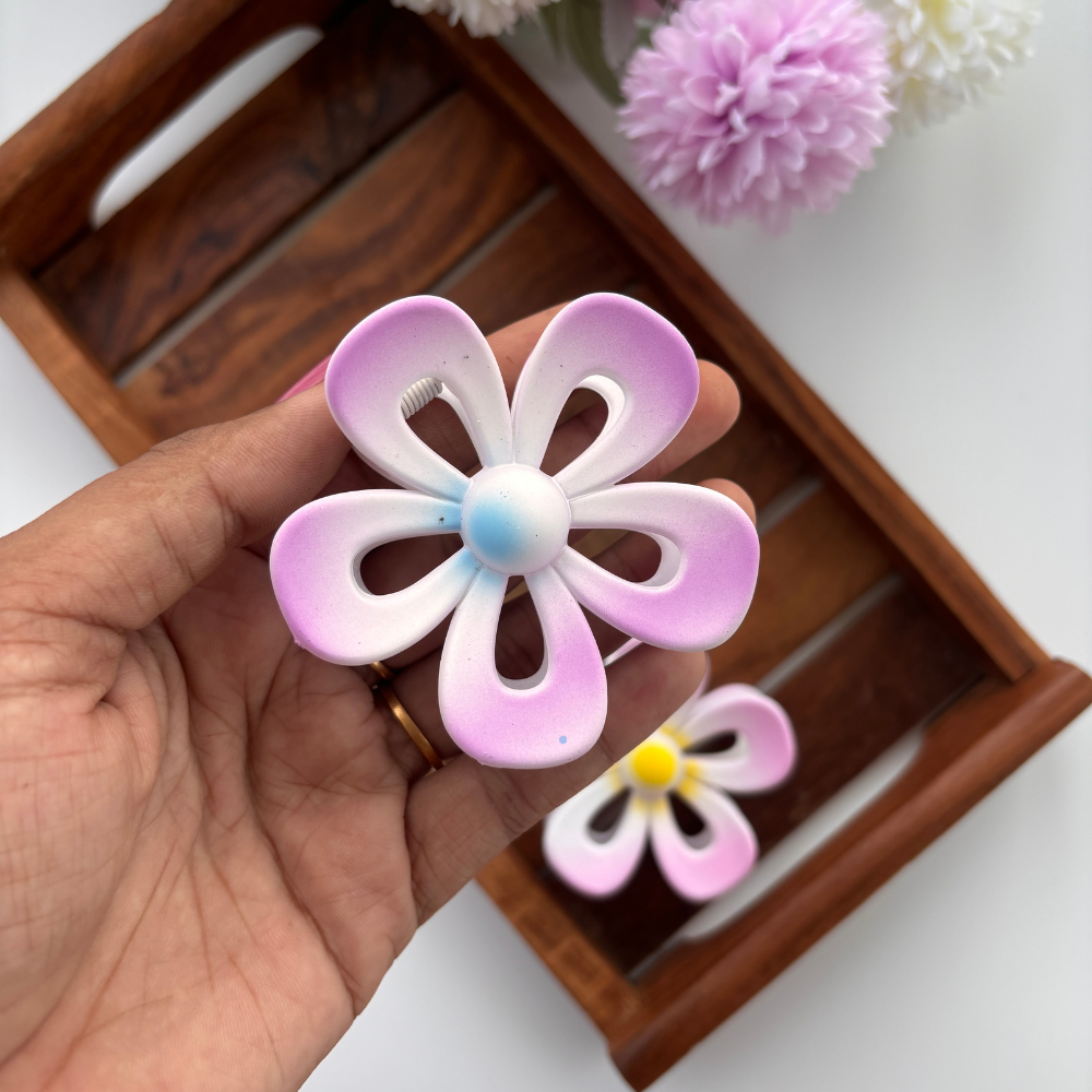 Sunrise Blossom Hair Claw - Large