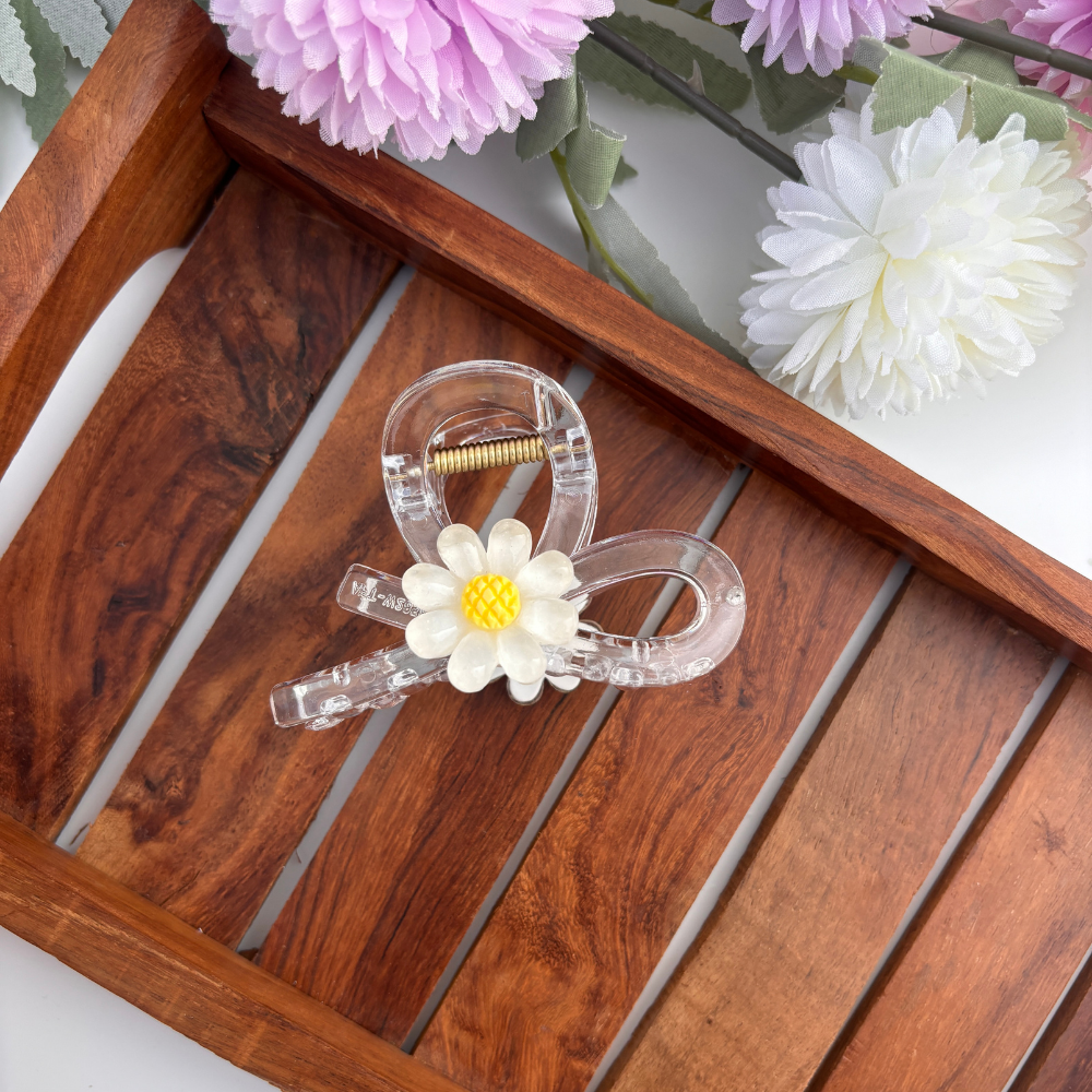 Sunflower Infinity Hair Claw - Large