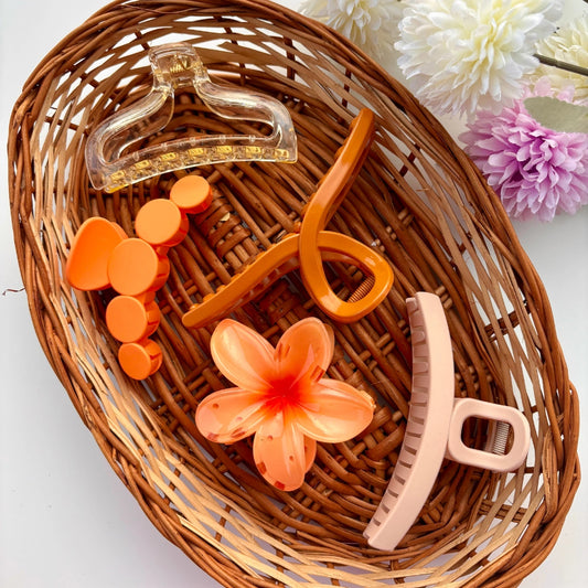 Sunset Glow Hair Clip Set