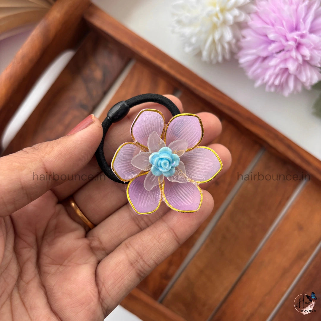 Lavender Blossom Hair Tie - Assorted Colour