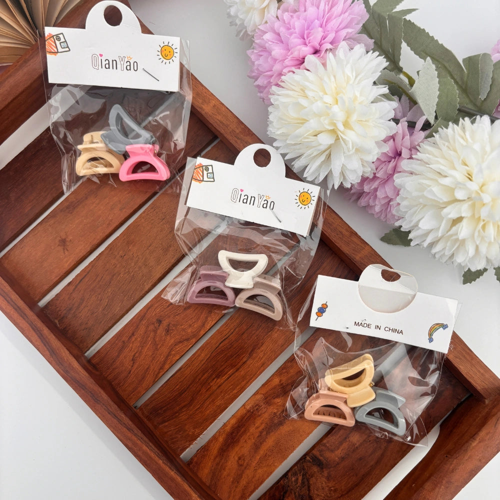 D Shape Mini Hair Claws