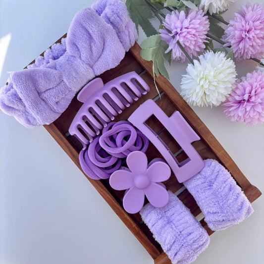 🌸 Lilac Bloom Hair Accessory Hamper 🌸