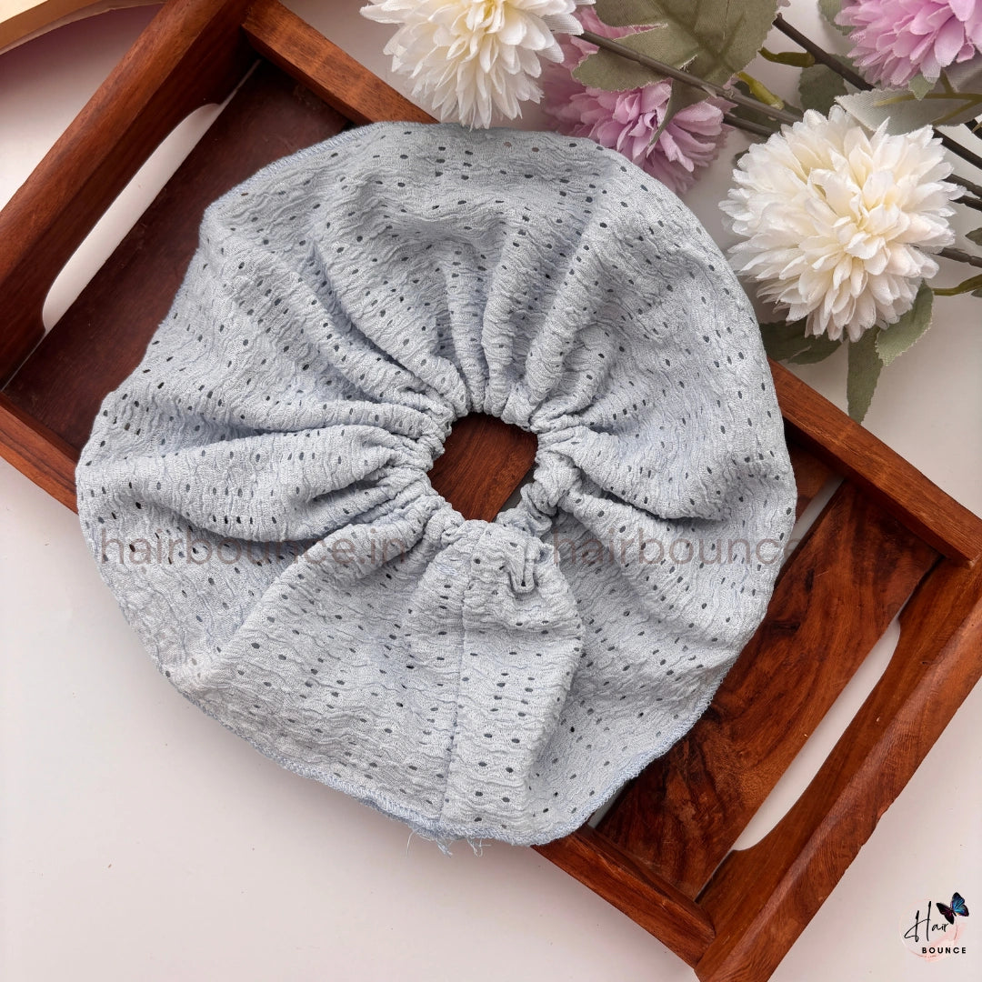 Broderie Blossom Oversized Scrunchie