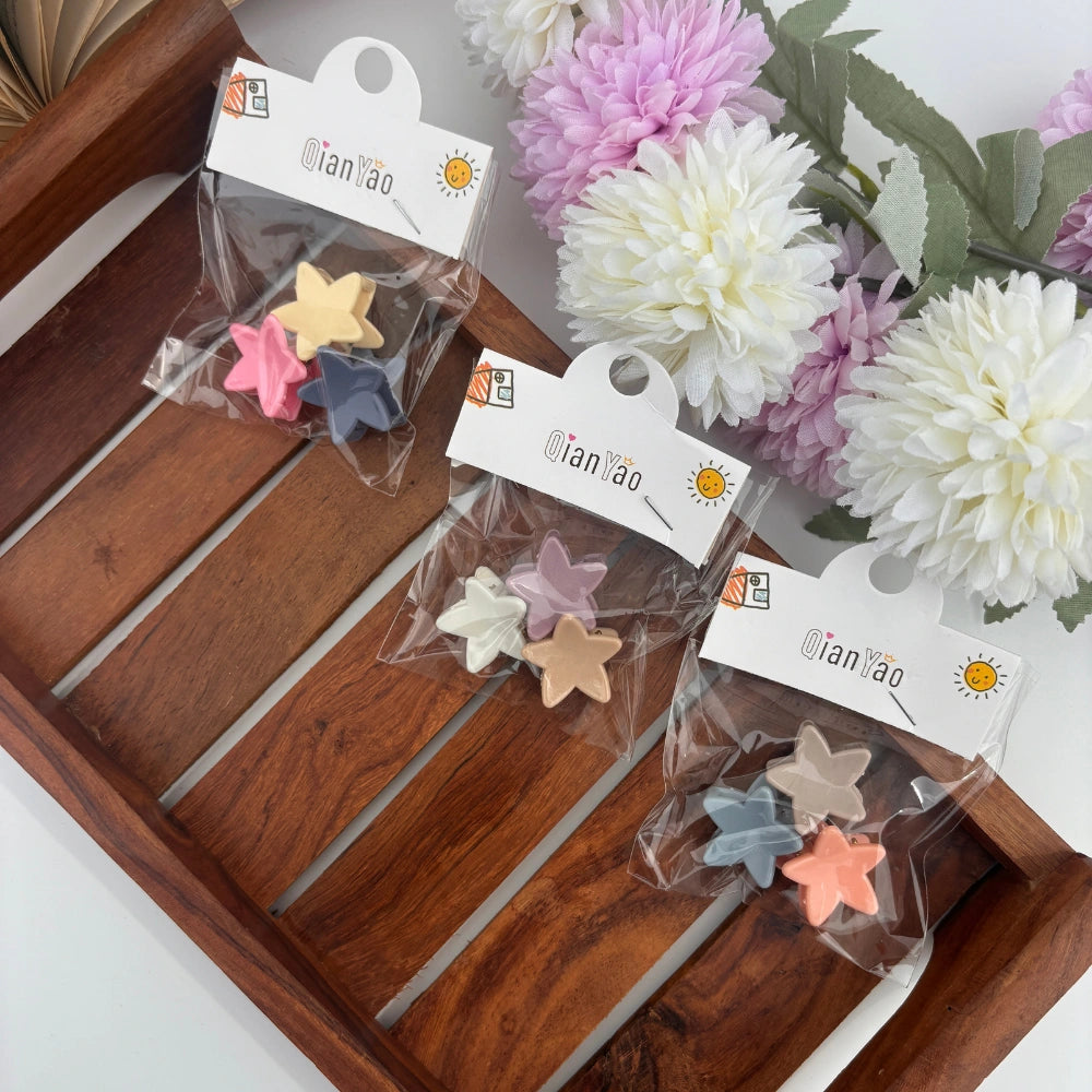 Mini Star Hair Claws - Set of 3 (Assorted)