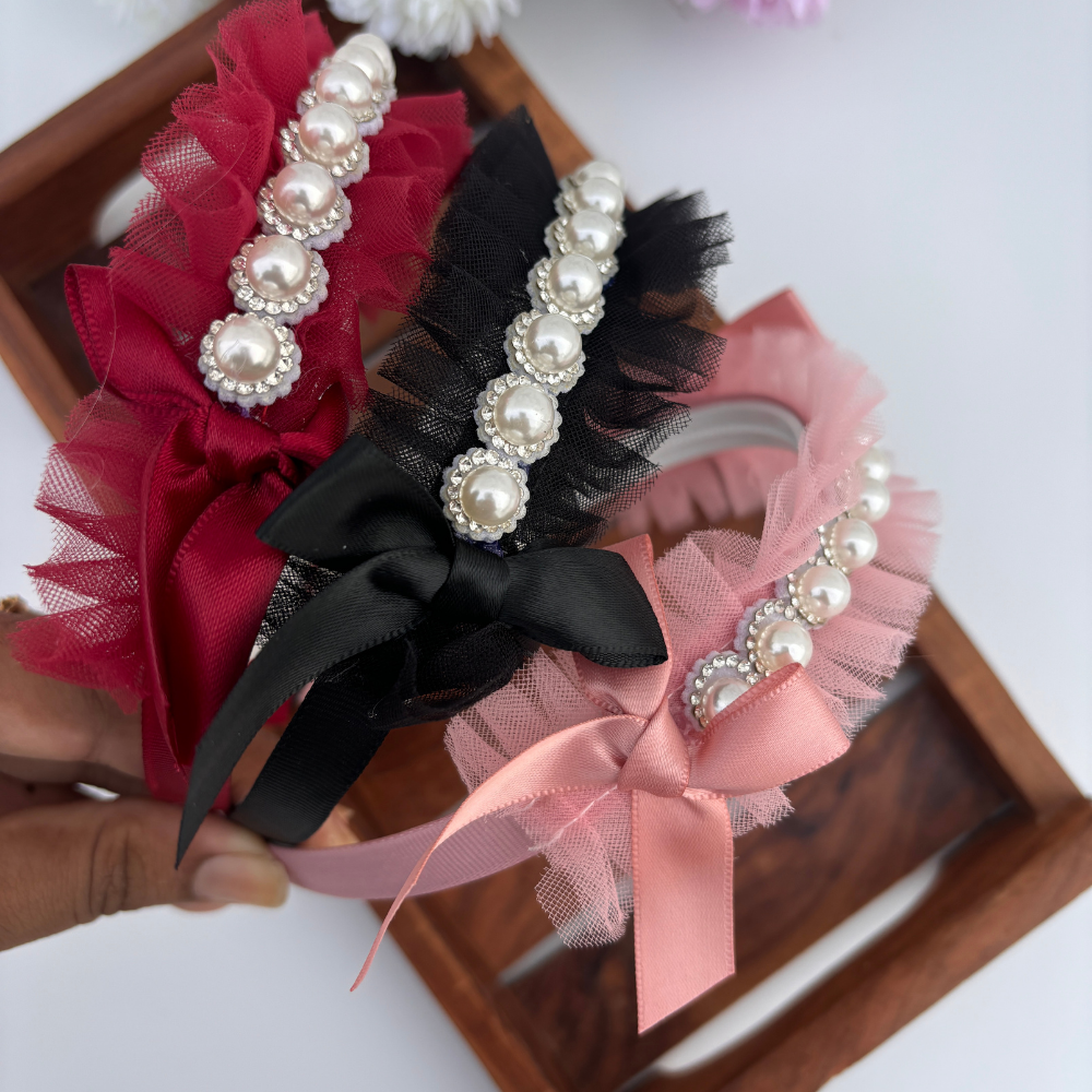 Pearl Princess Net Headband