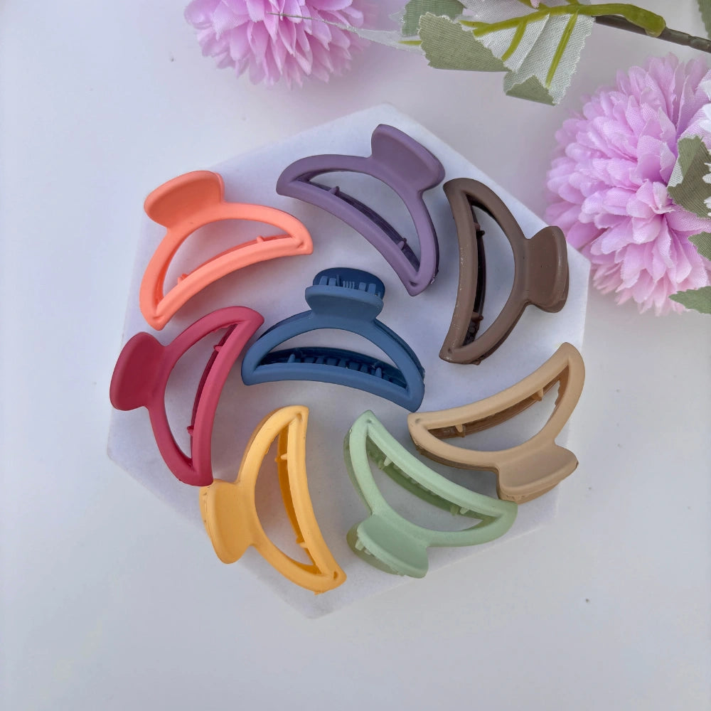 Light Curve D Shape Hair Claw - Small