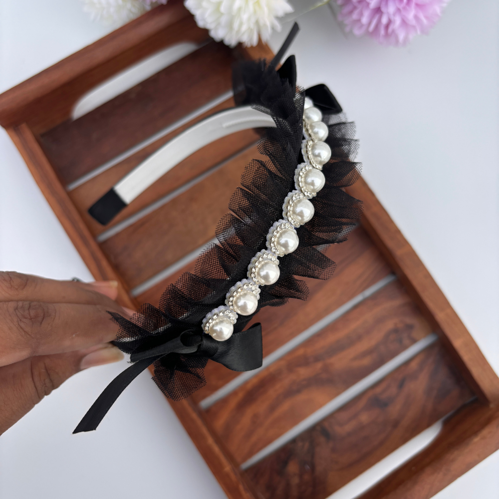 Pearl Princess Net Headband