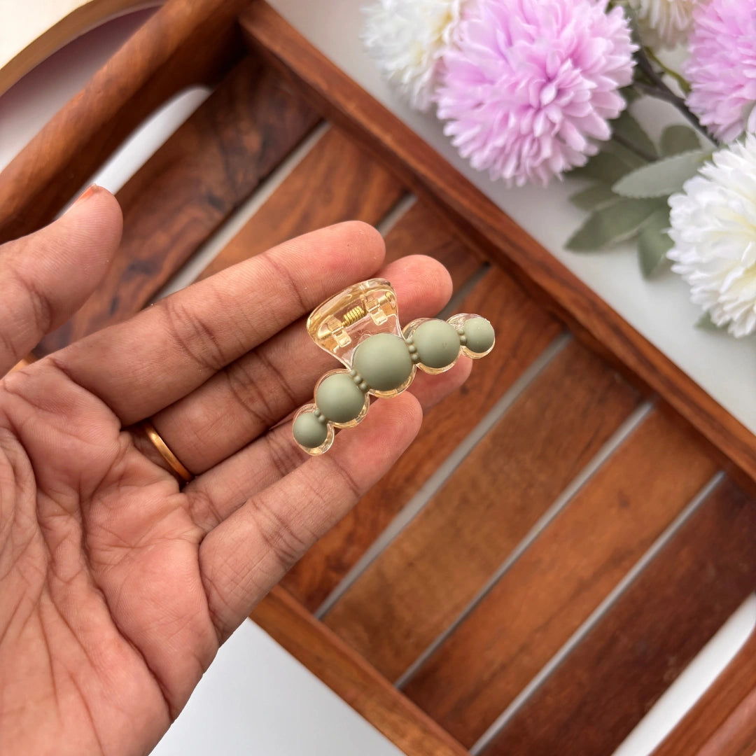 Bubble Matte Hair Claw – Small