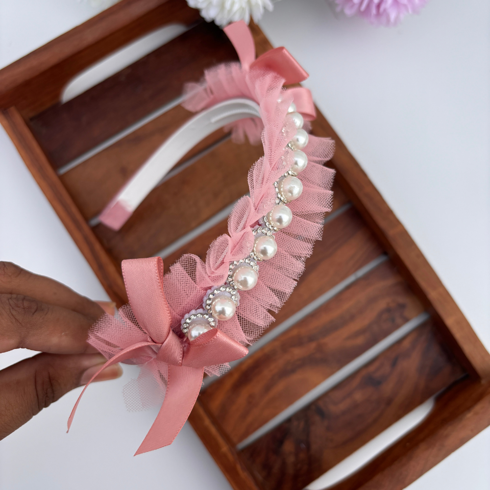 Pearl Princess Net Headband