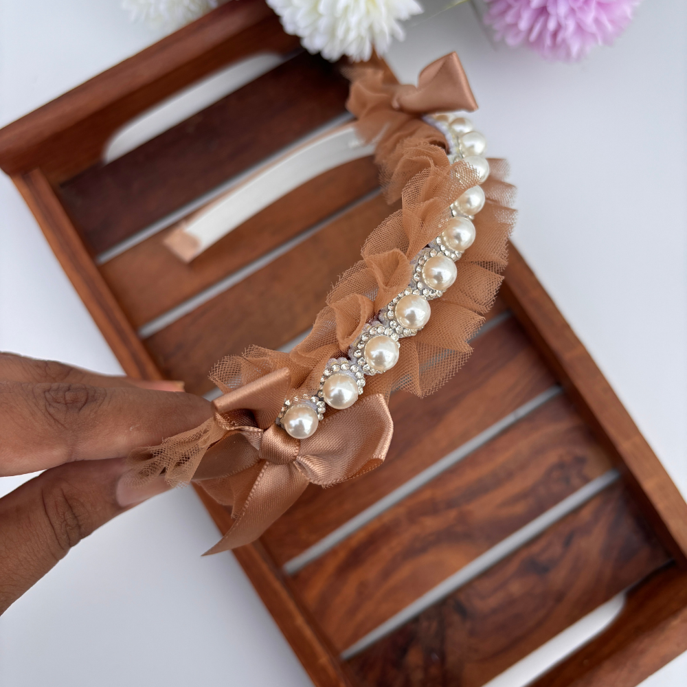 Pearl Princess Net Headband