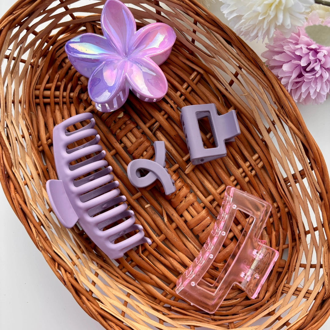 Lilac Dream Hair Clip Set