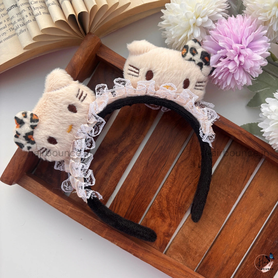 Fluffy Kitty Lace Hairband