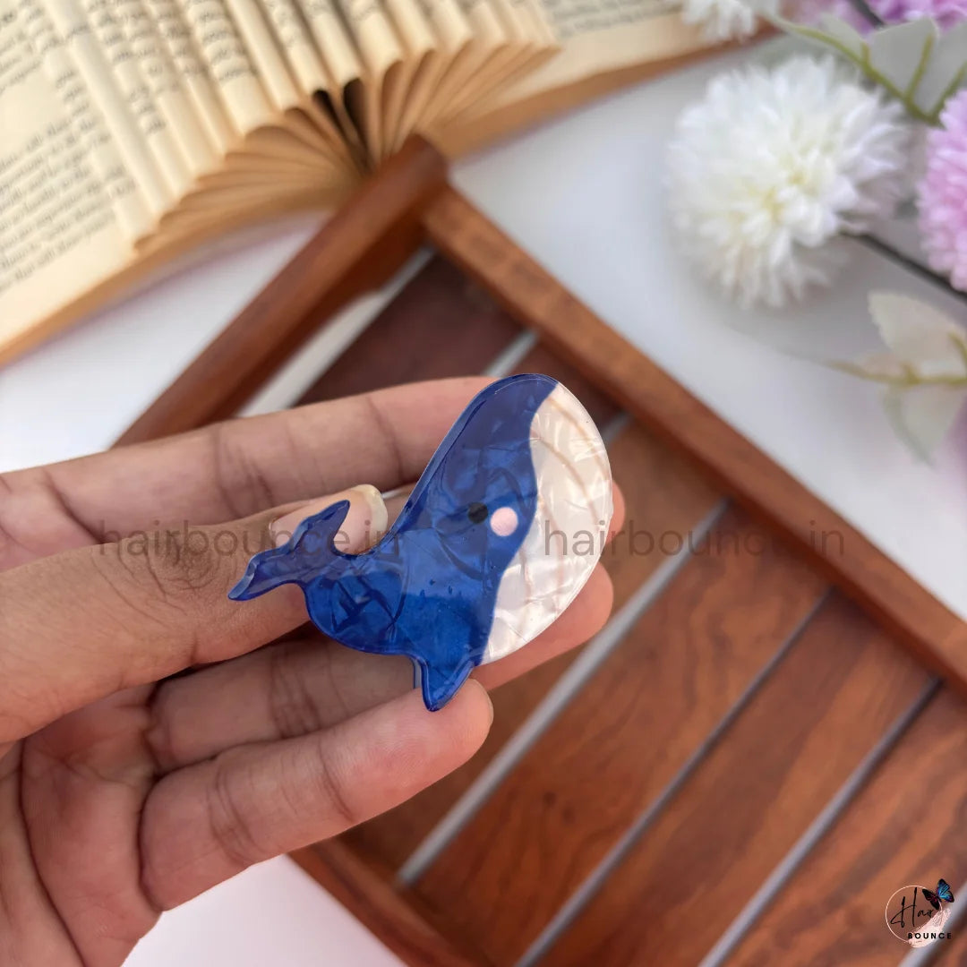 Cute Sea Animal Hair Claw – Medium