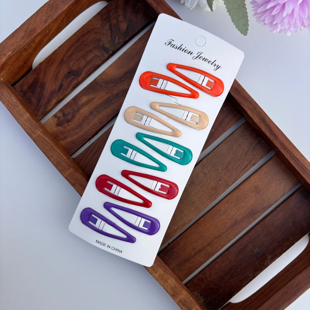 Tic Tac Hair Clips - Dark Shades