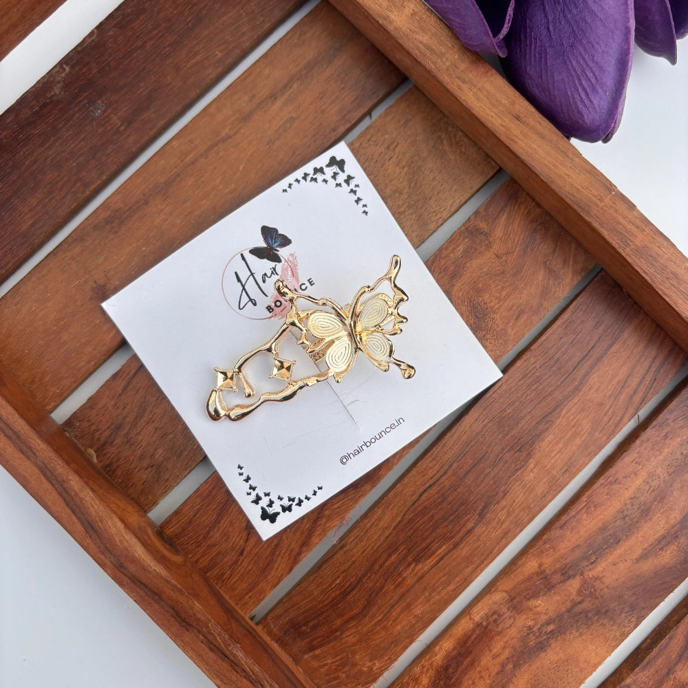 Metal Butterfly Alligator Clip