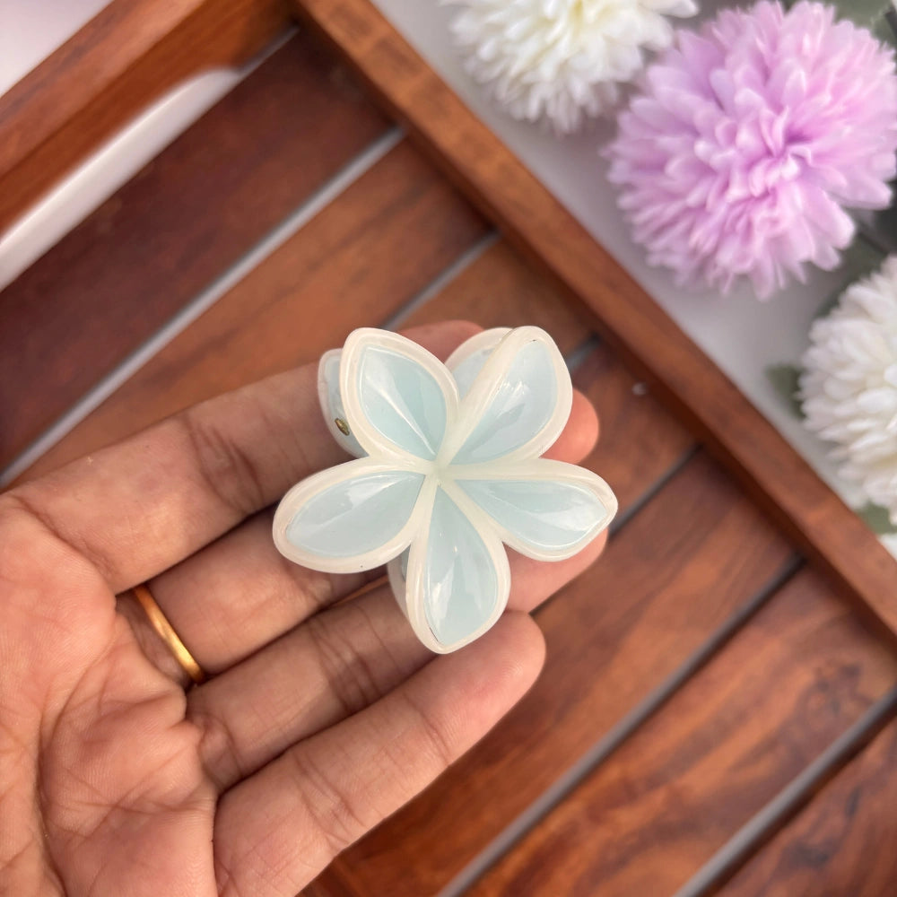 Dual Colour Blossom Hair Claw – Small