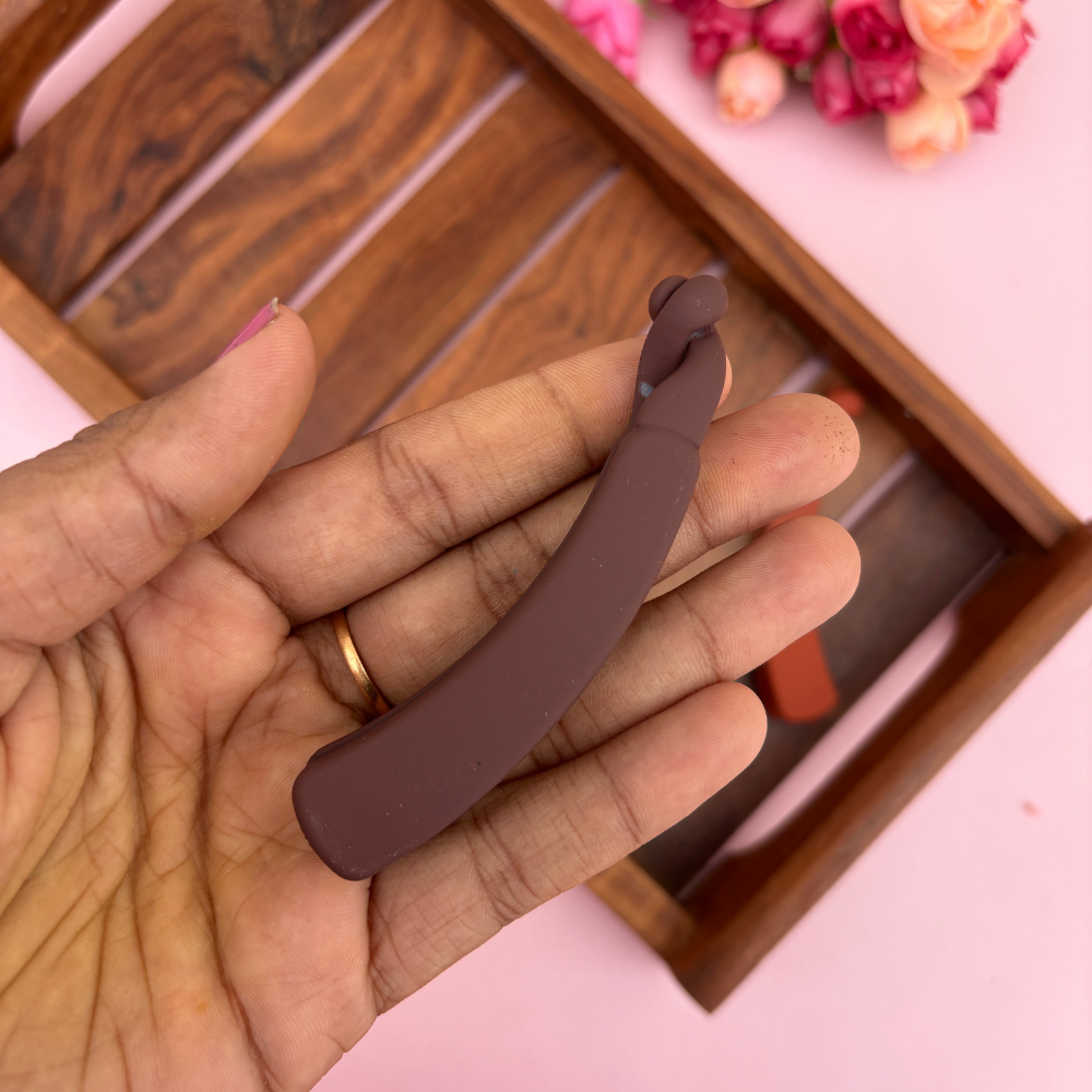 Colourful Banana Matte Finish Clip - Medium