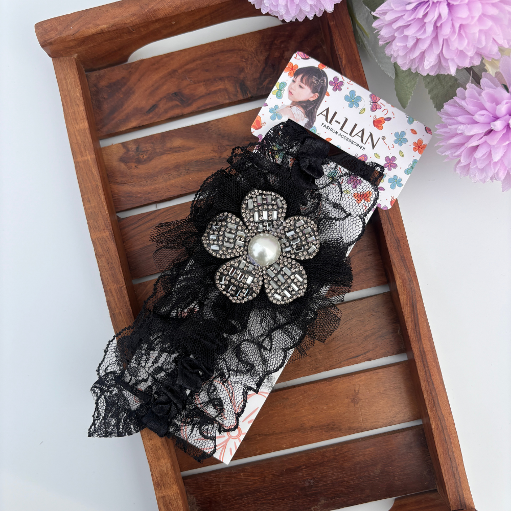 Pearl Bloom New Born Headband