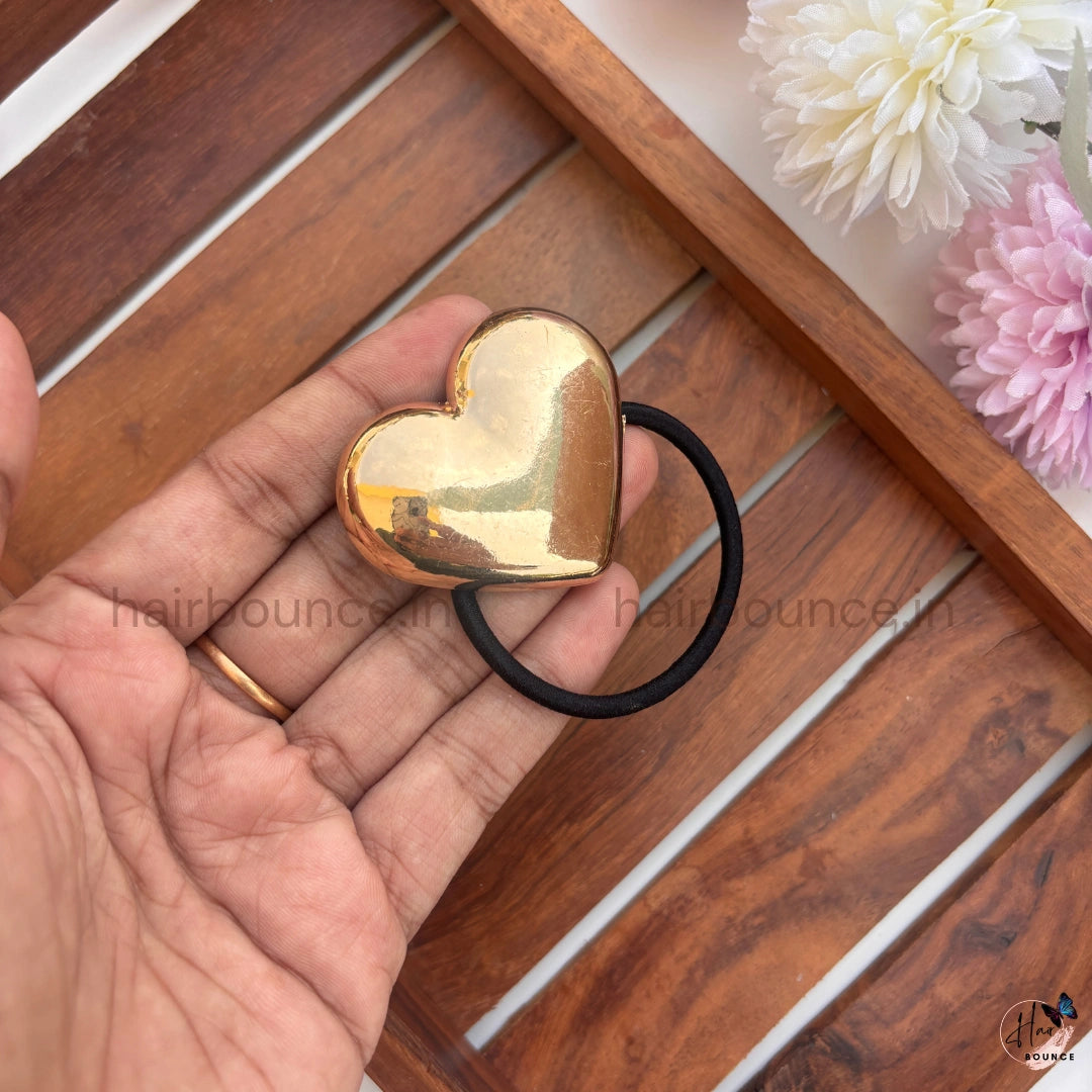 Golden Heart Pony Cuff