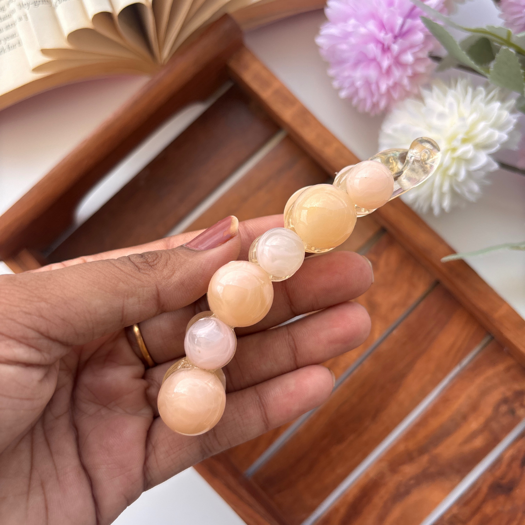 Marble Bubble Glide Banana Clip