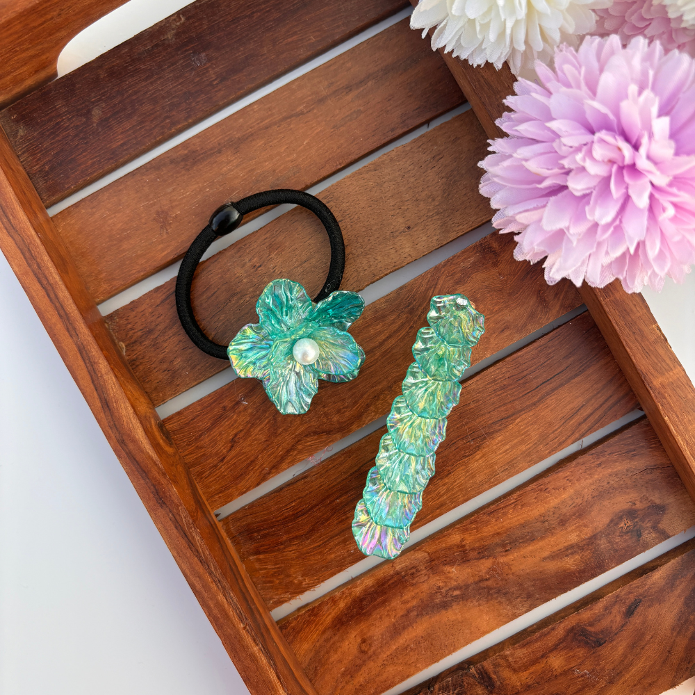 Seafoam Shine Hair Set