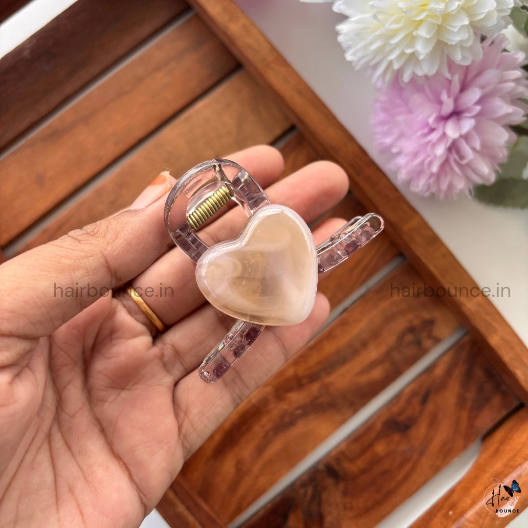 Heart Loop Hair Claw - Medium