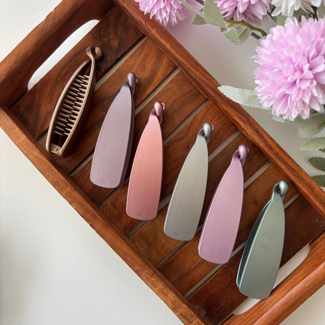 Matte Slim Banana Clip - Large