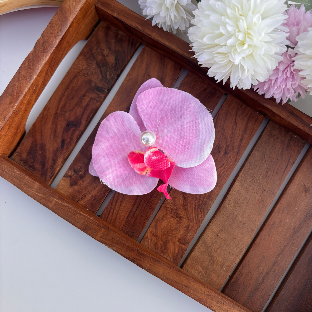 Orchid Pearl Hair Clip