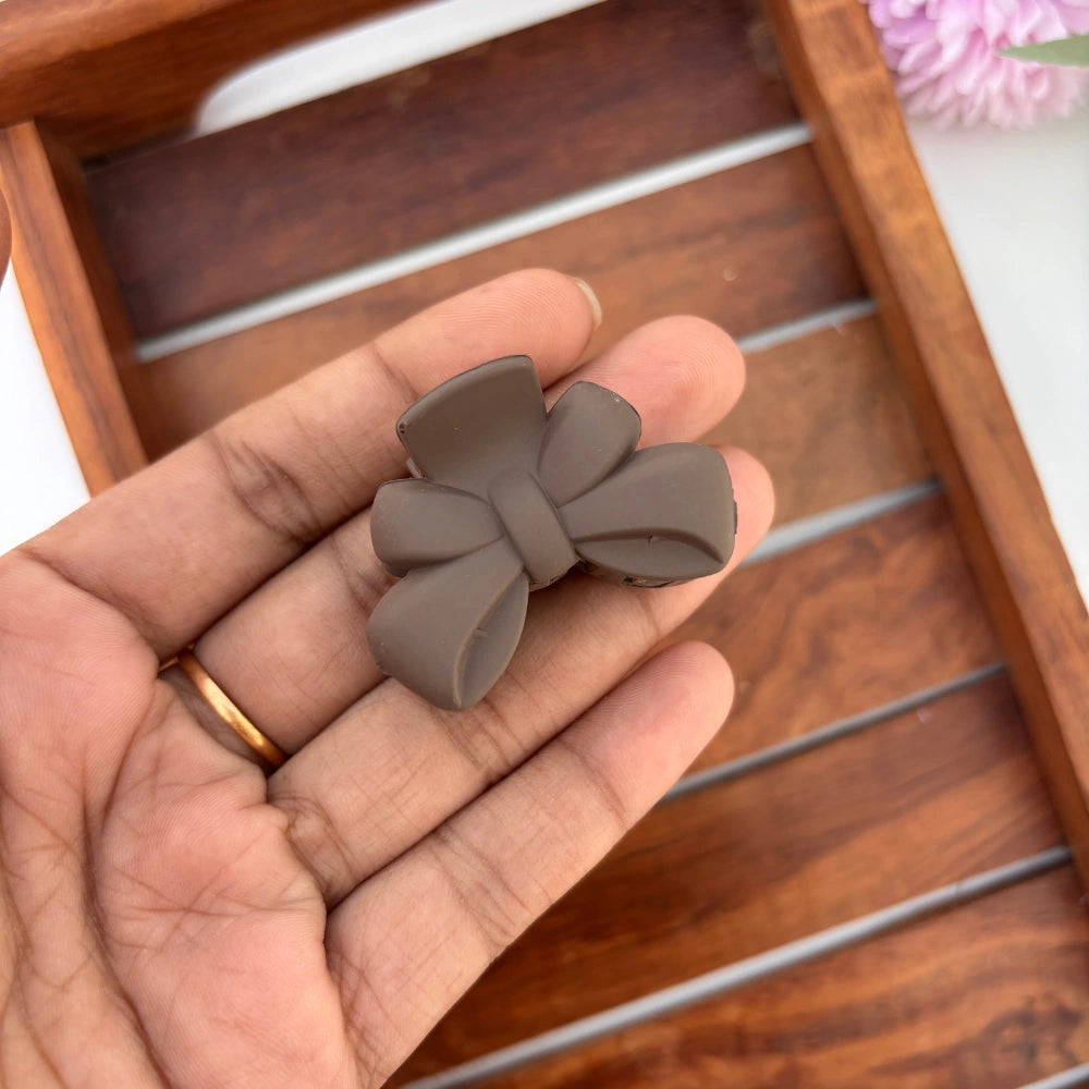 Bow Shape Hair Claw - Small