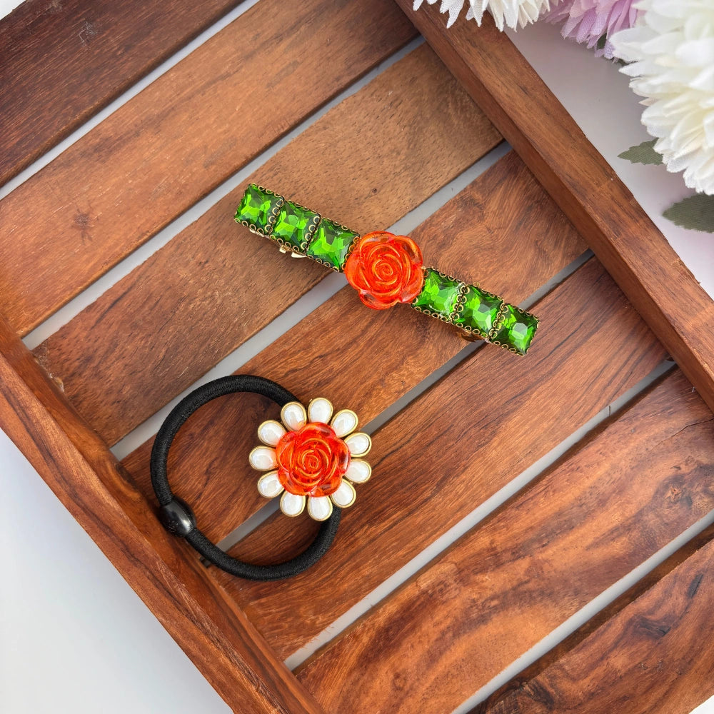 Tangerine Glow Duo – Hair Set