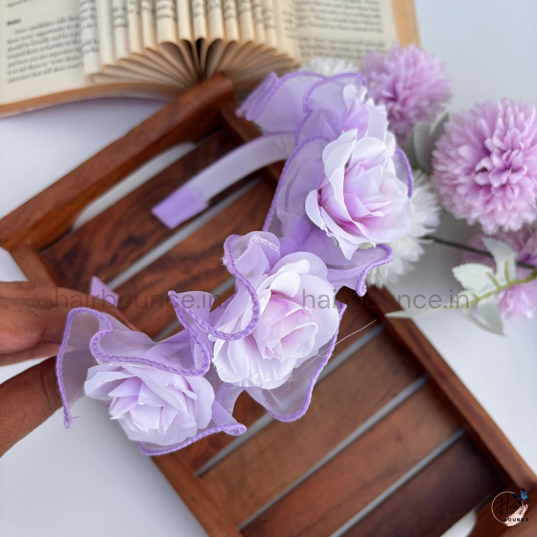 Elegant Rose Hair Band for Girls