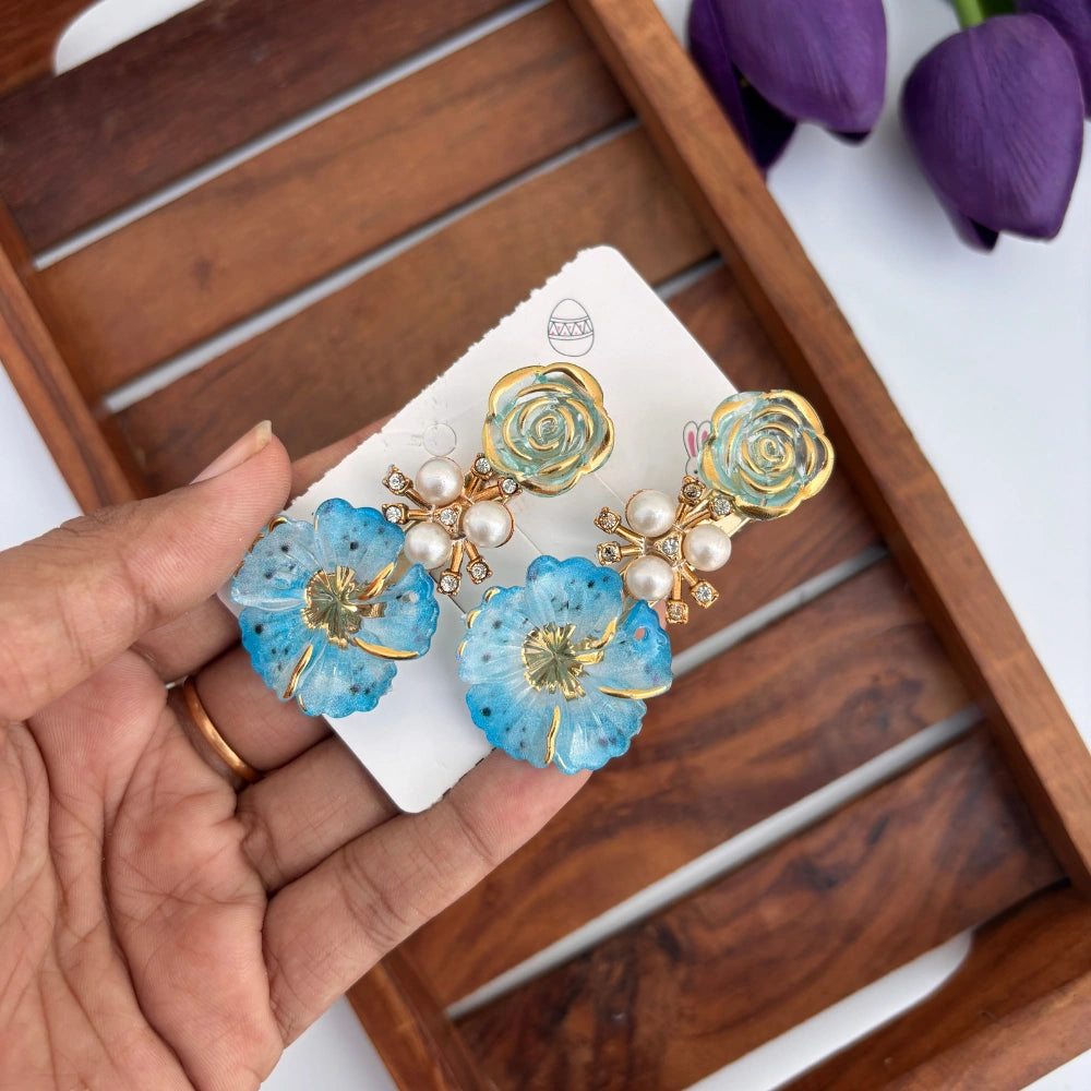 Hibiscus Rose Alligator Clip