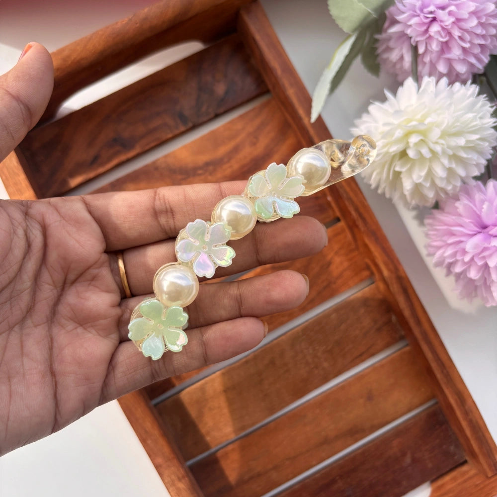 Flower Lock Banana Clip - Large