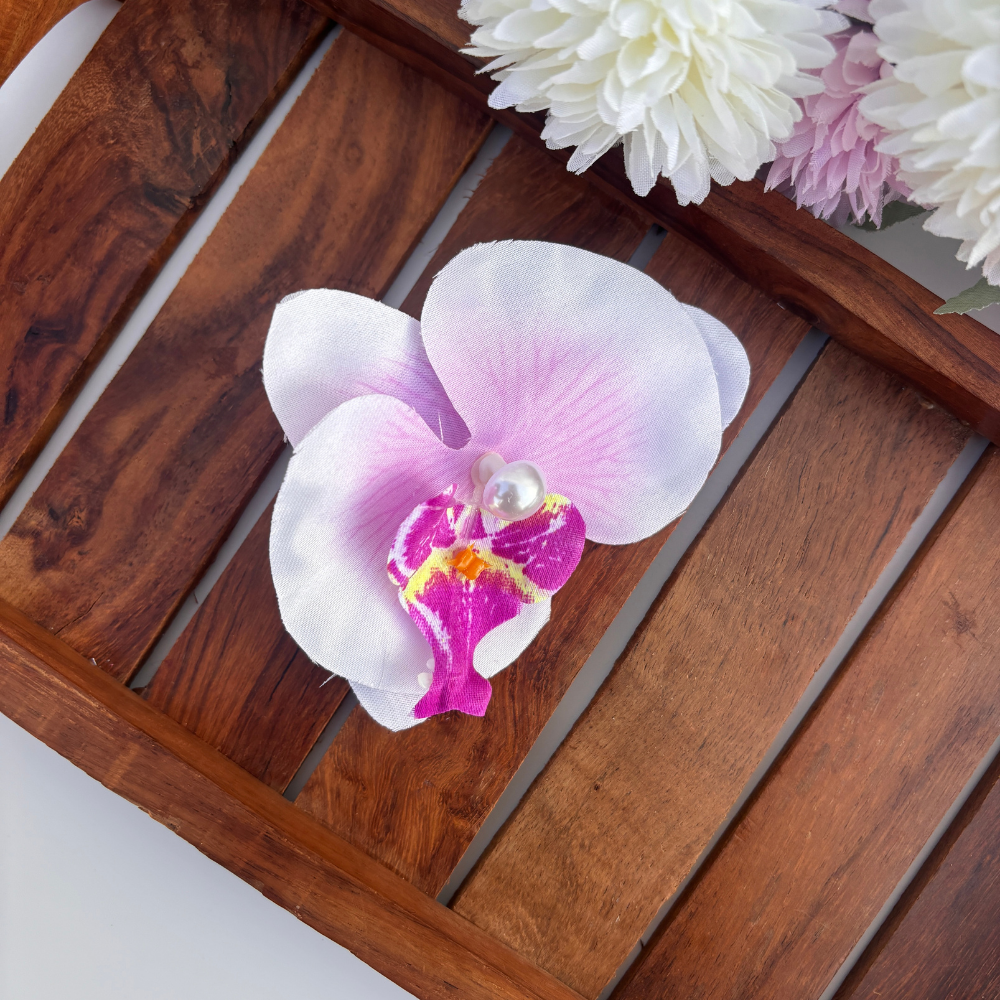 Orchid Pearl Hair Clip