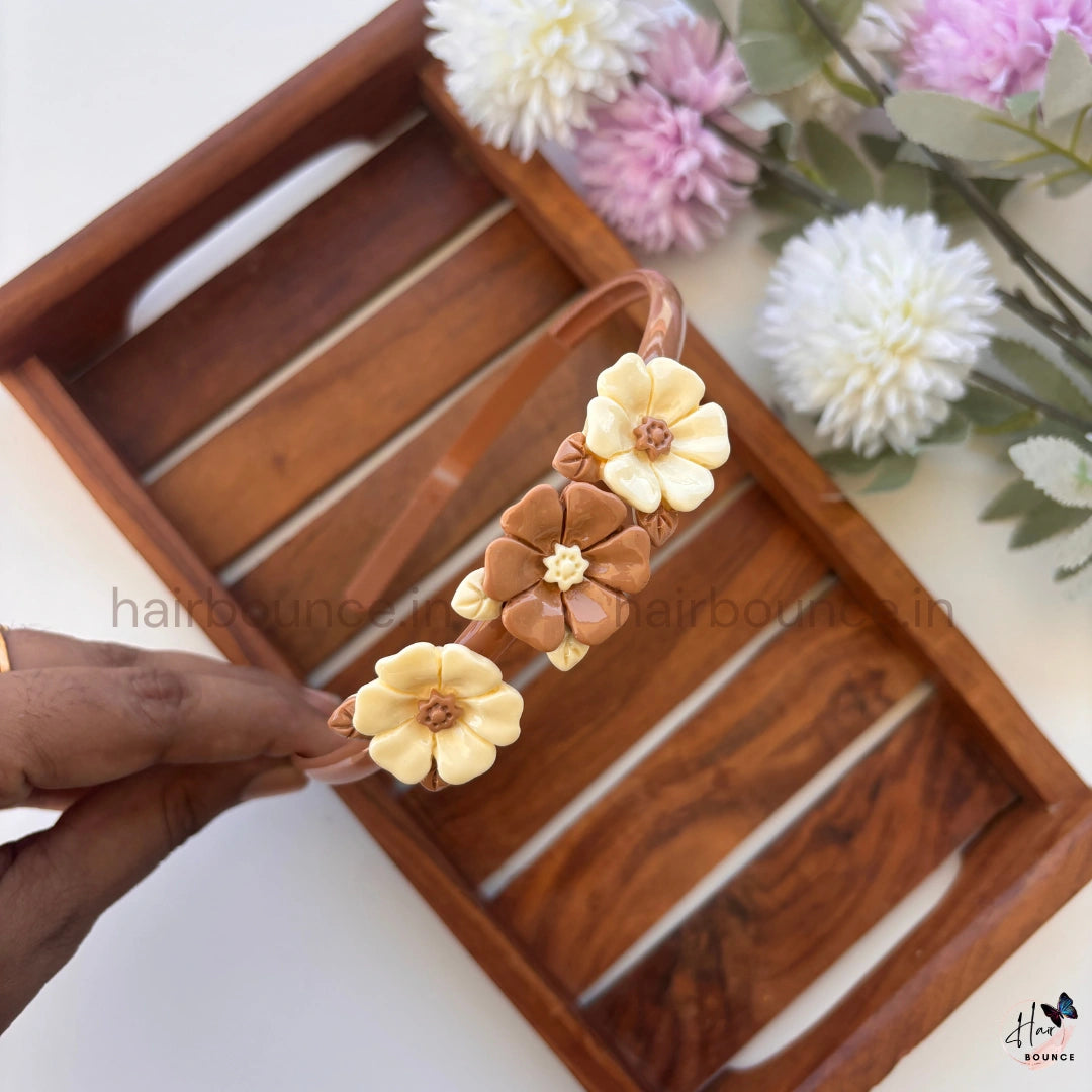 Autumn Blossom Hairband – Dual Tone Collection