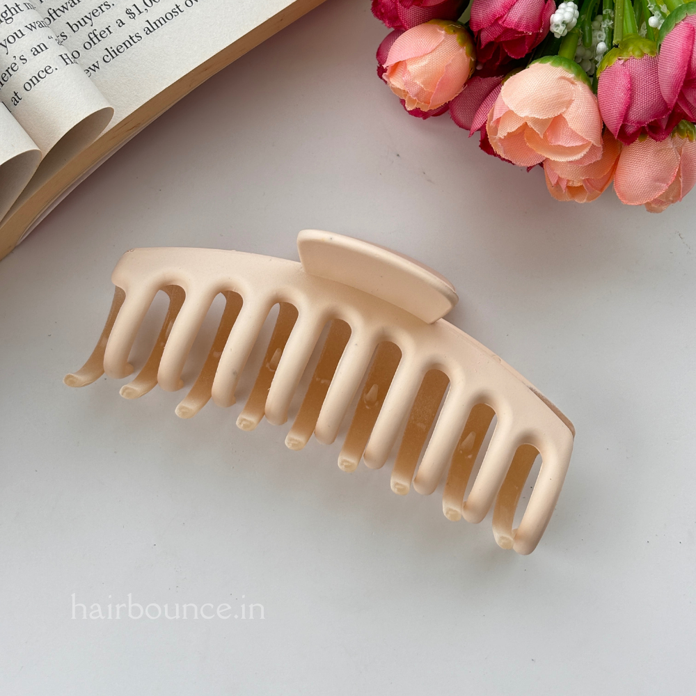 Cylindrical Large Hair Claw - Large