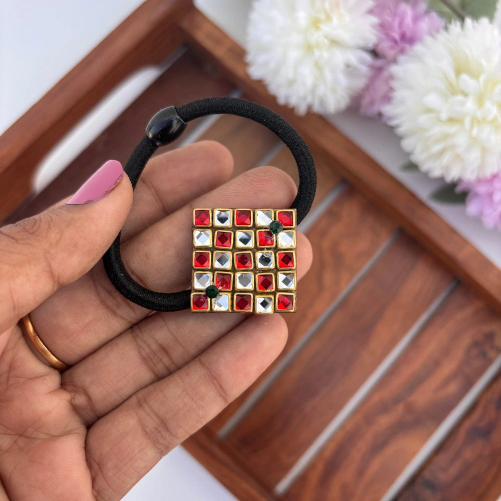 Scarlet Shine Hair Tie