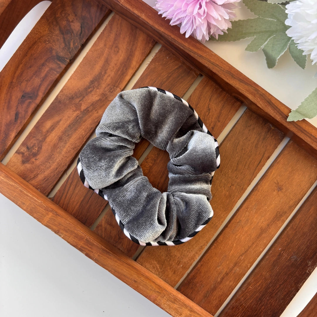 Velvet Edge Scrunchie