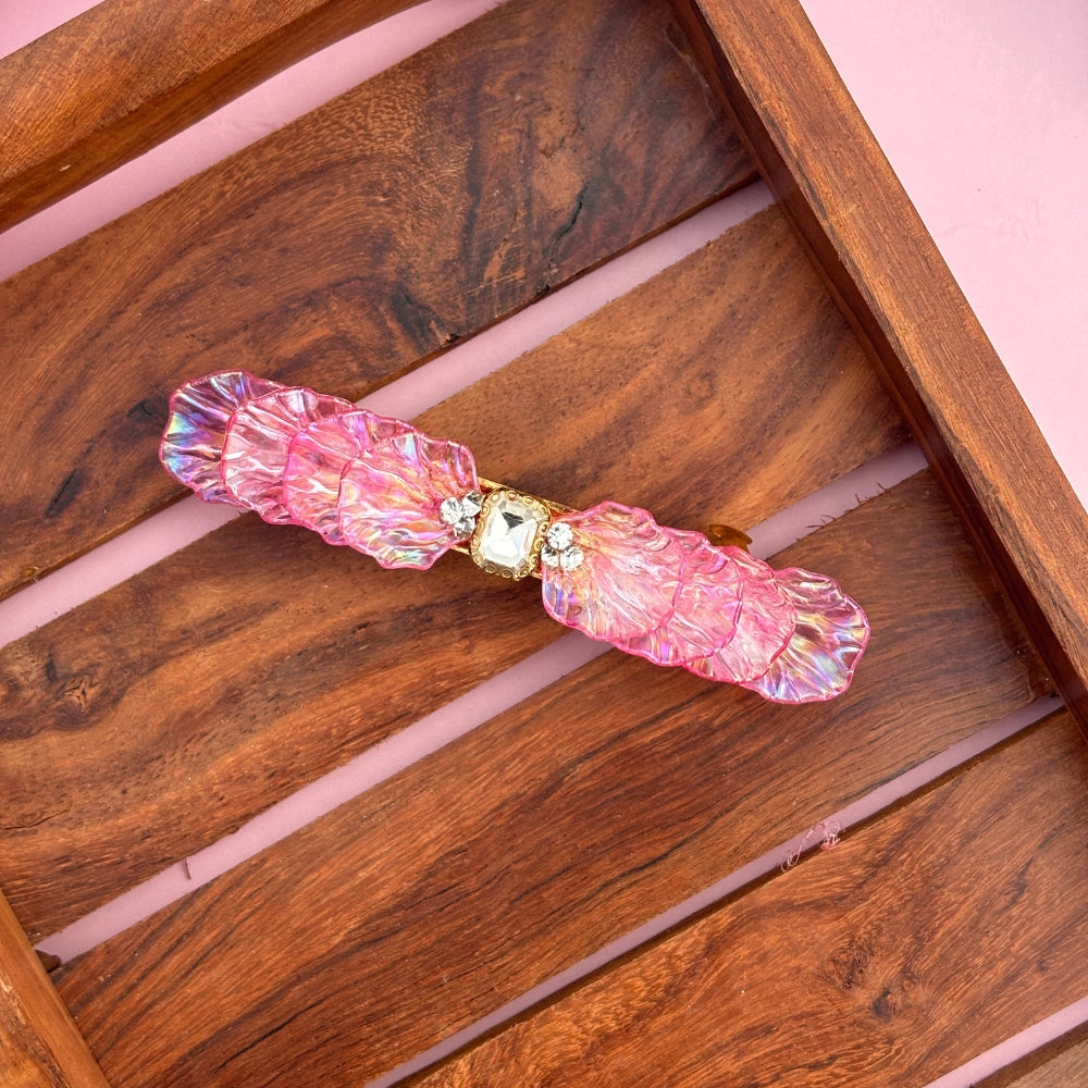 Rose Glimmer Center Clip