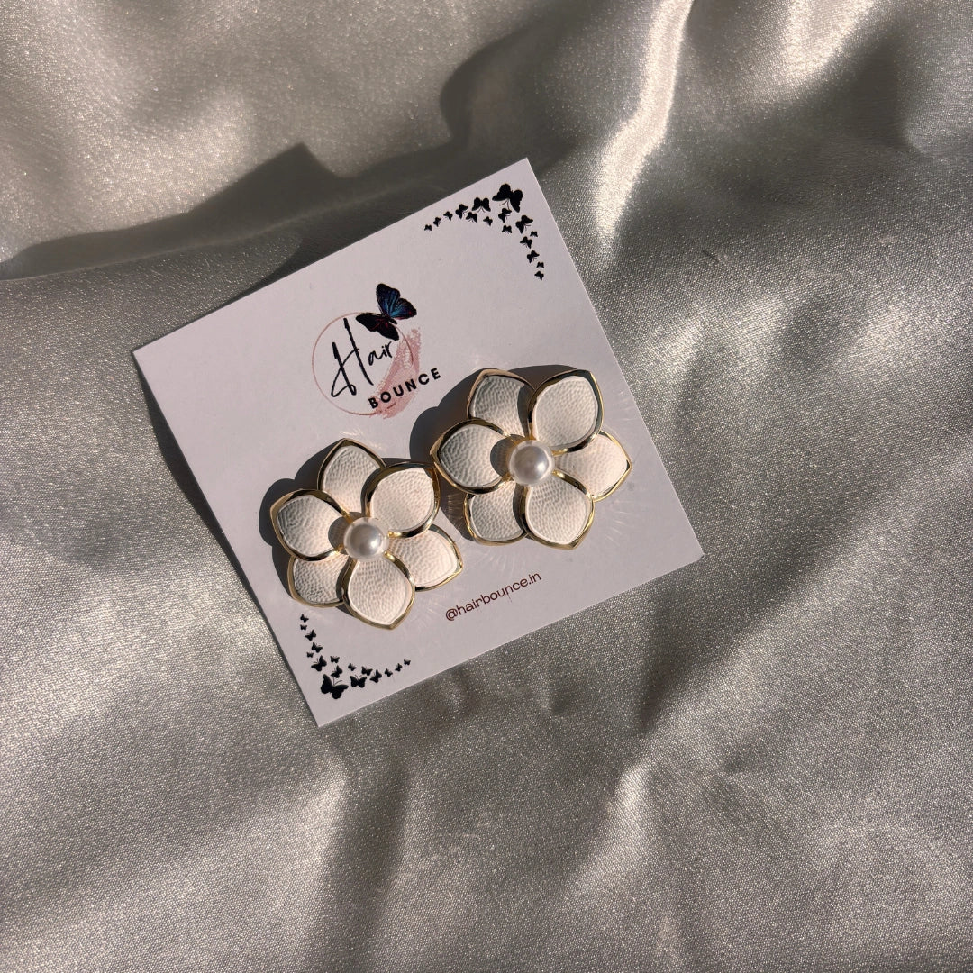 Pearl Petal Bloom Earrings