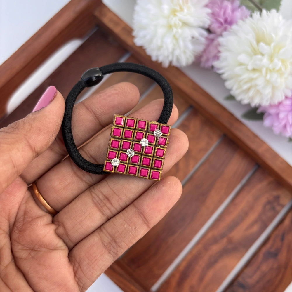 Pink Royale Hair Tie