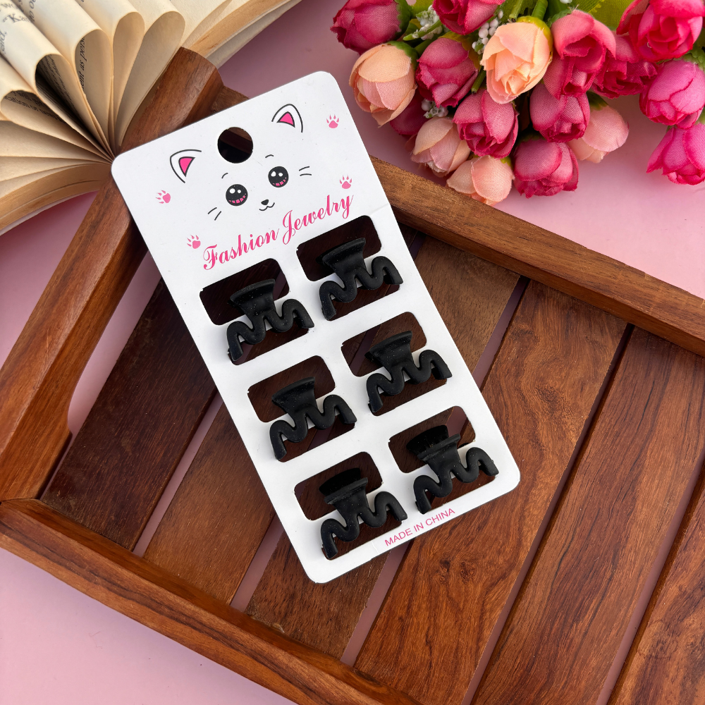 Different Shapes of Mini Claws - Pack of 6 / Assorted Colours